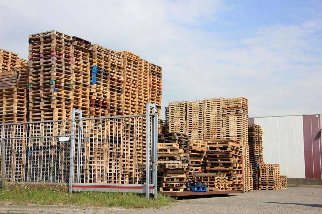 This is a picture of a pallet exchange program.