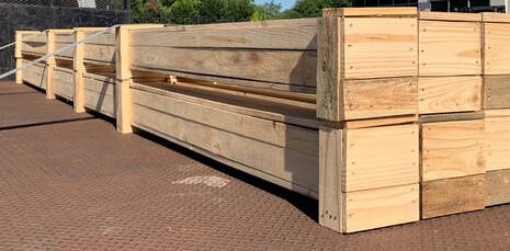 This is a picture of a custom crates The Pallet Guys Houston